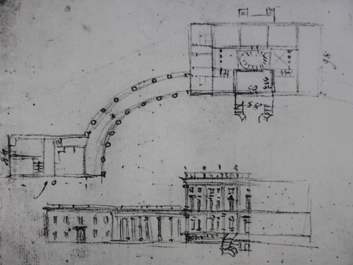 Castletown, Celbridge, County Kildare 02 – Alessandro Galilei Sketch